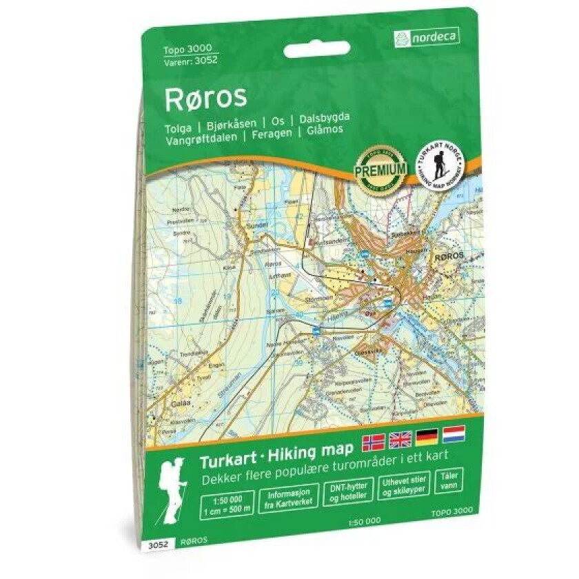 Røros 1:50 000