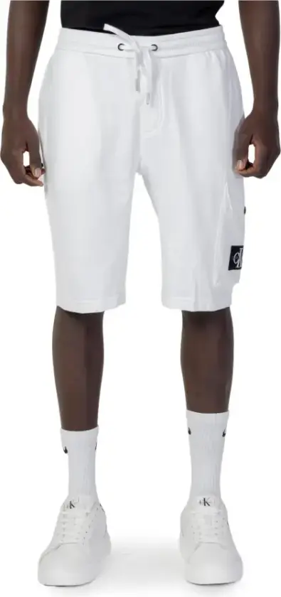 Herre, Shorts, Hvit, L