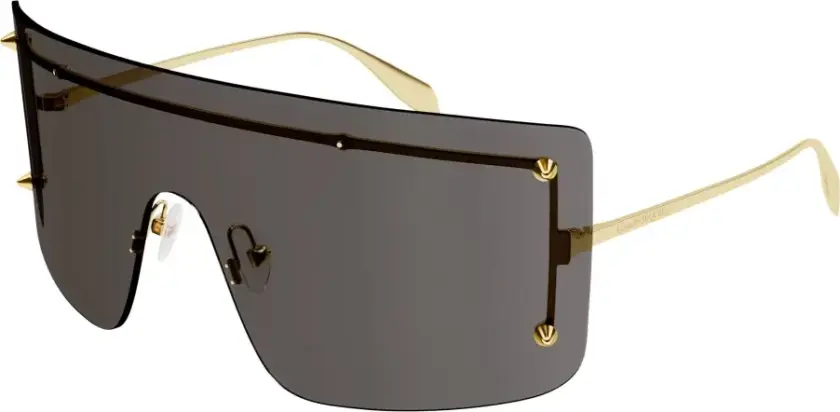 Alexander McQueen, unisex, Accessories, Gul, ONE SIZE