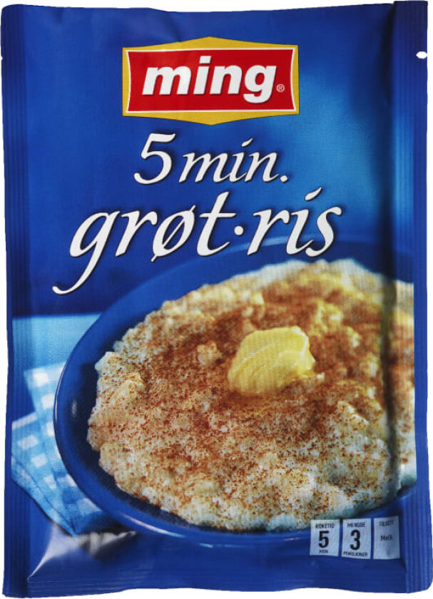 Grøtris 5min 185g