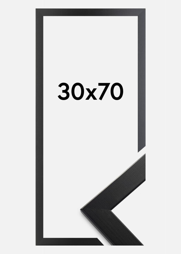 Ramme Trendline Akrylglass Svart 30x70 Cm