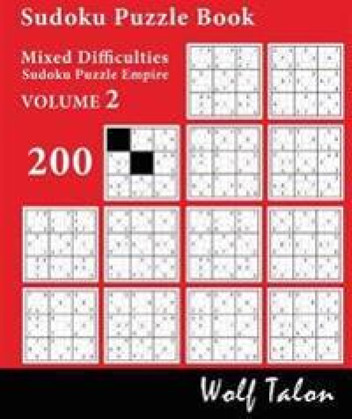 Sudoku Puzzle Book Mixed Difficulties - 200 Puzzles