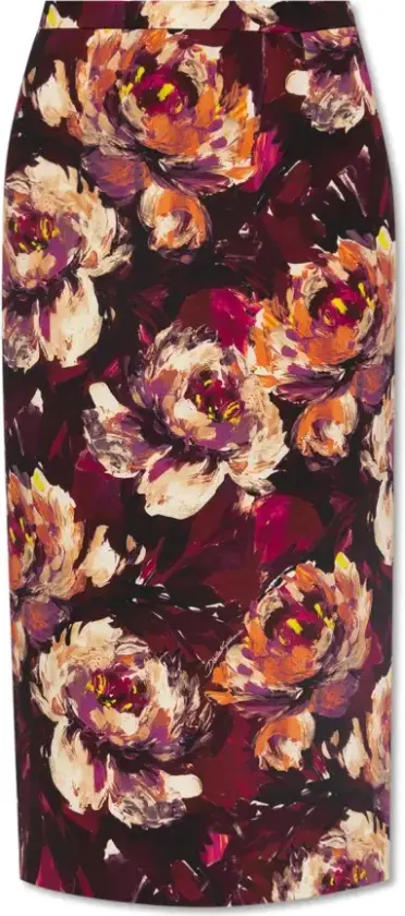 Dame, Skjørt, Flerfarget, S