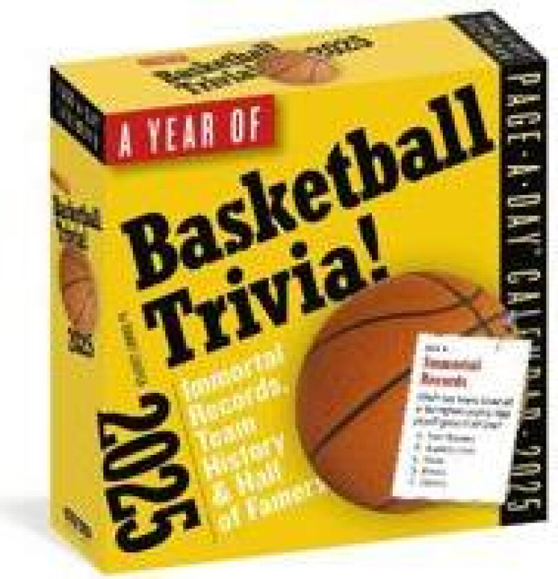 Year of Basketball Trivia Page-A-Day® Calendar 2025