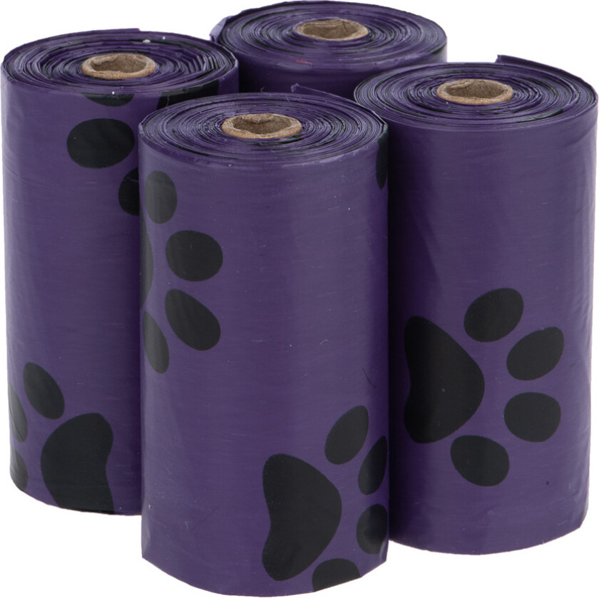 Hundepose med duft - 4 ruller à 15 Beutel lilla, Lavendel