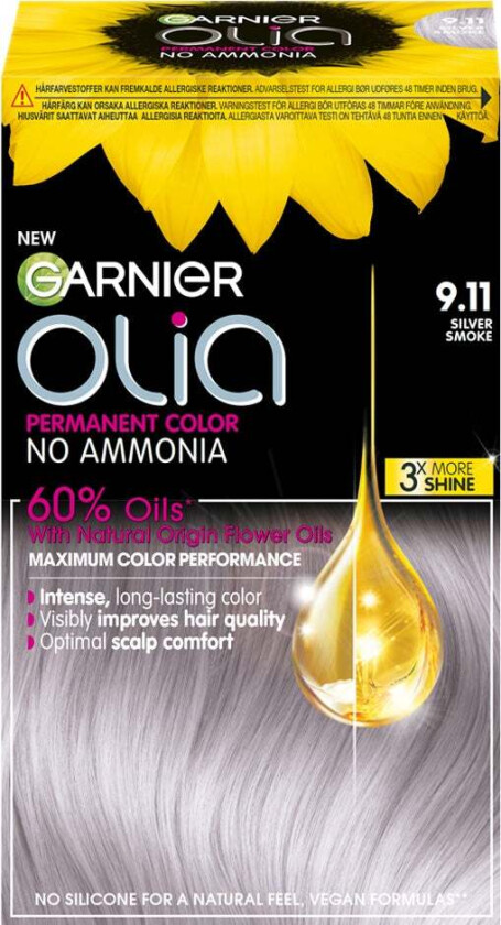 Garnier Olia 9.11 Silver Smoke