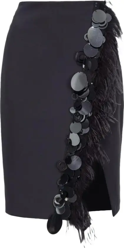 Pinko, Dame, Skjørt, Svart, L