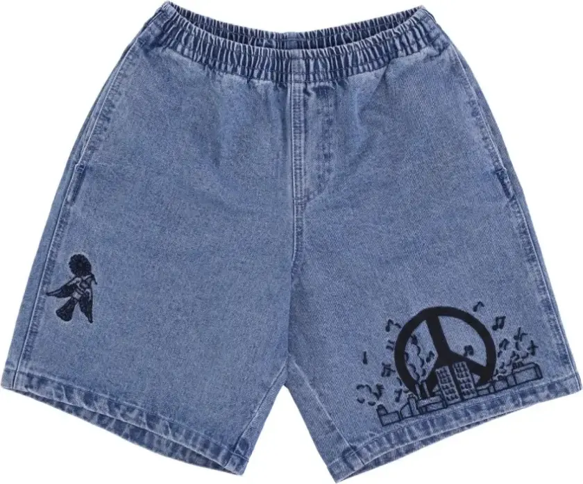 Herre, Shorts, Blå, M