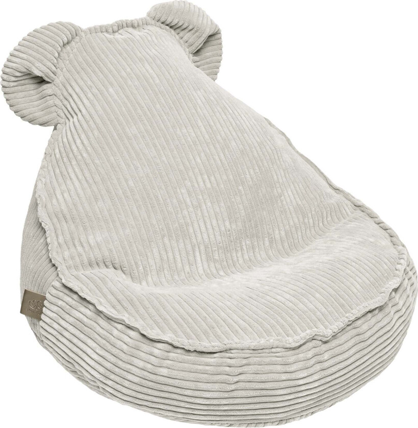 Meowbaby Saccosekk Teddy, Ecru - Sittemøbler - Polyester