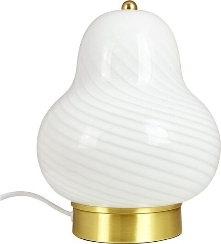 Lucy bordlampe 21,5 cm hvit