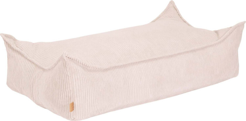 Meowbaby Puff Rektangulært Aesthetic, Ecru - Sittemøbler - Polyester