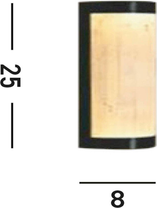 LED-vegglampe Nile, høyde 25 cm, svart, stål, IP44