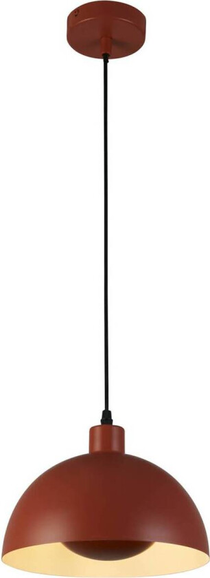 Mars hengearmatur, mørk oransje, Ø 25 cm, stål