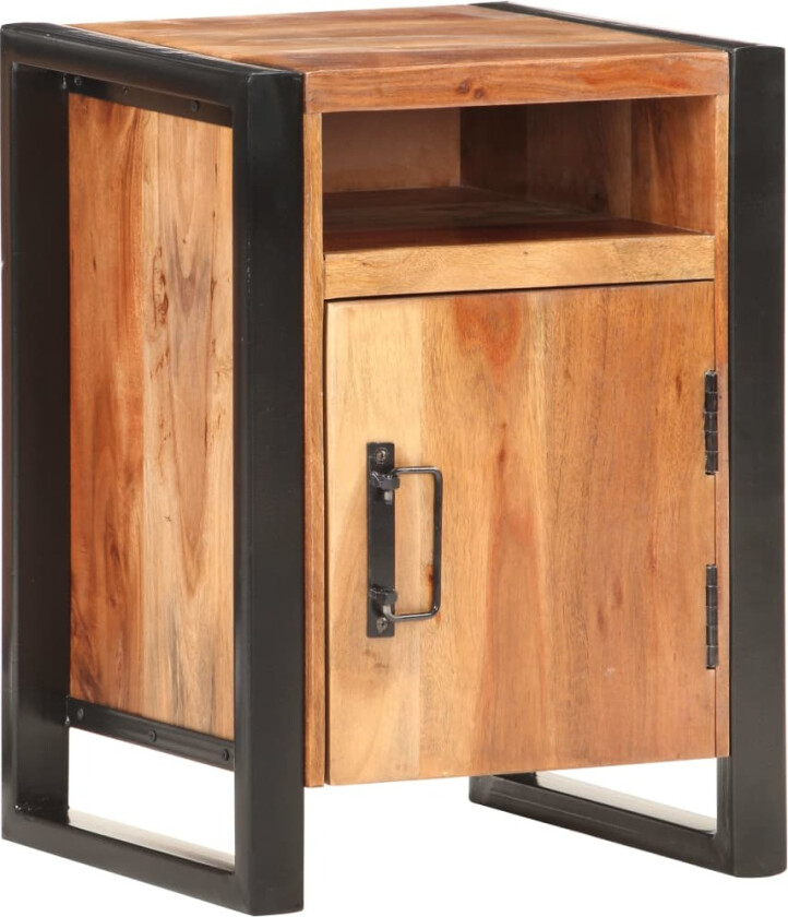 Nattbord 40x35x55cm heltre akasie indisk rosentre overflate