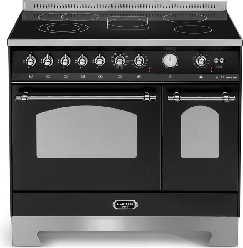 Komfyr - Dolce Vita 90 cm (2 ovner) (Svart/Krom) Keramisk