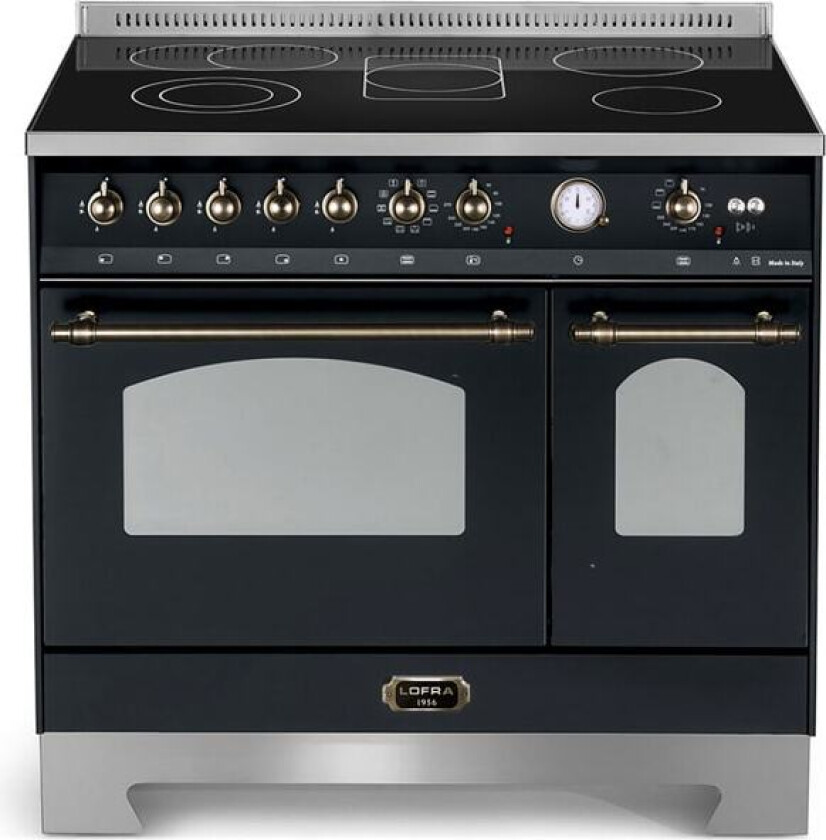 Komfyr - Dolce Vita 90 cm (2 ovner) (Svart/Bronse) Keramisk