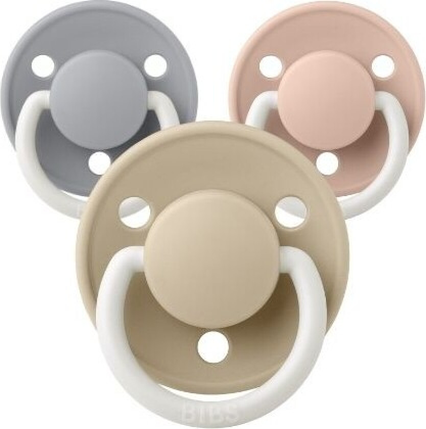 Bibs De Lux Night, One Size (0-36 Md.), Rund - Silikon