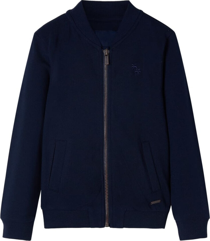 Barnegenser med glidelås marineblå 104