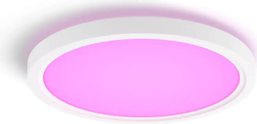 Hue White and color ambiance Tento rundt WCA LED-takpanel, 29,1 cm hvitt