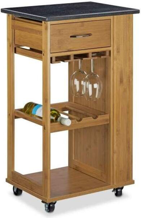 Bilde av ALFRED L kjøkkenvogn med vinstativ