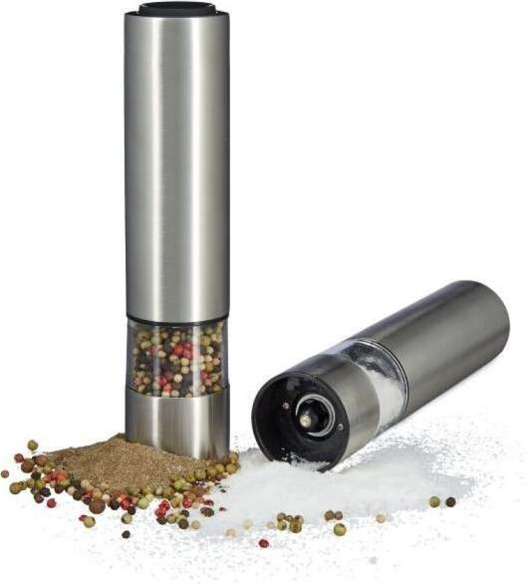 Elektrisk pepperkvern sett med 2 stk