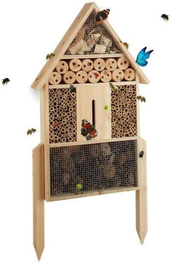 Insekthotell naturlig størrelse L
