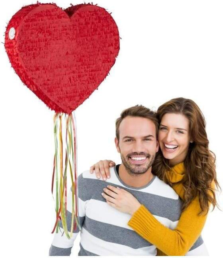 Pinata rødt hjerte