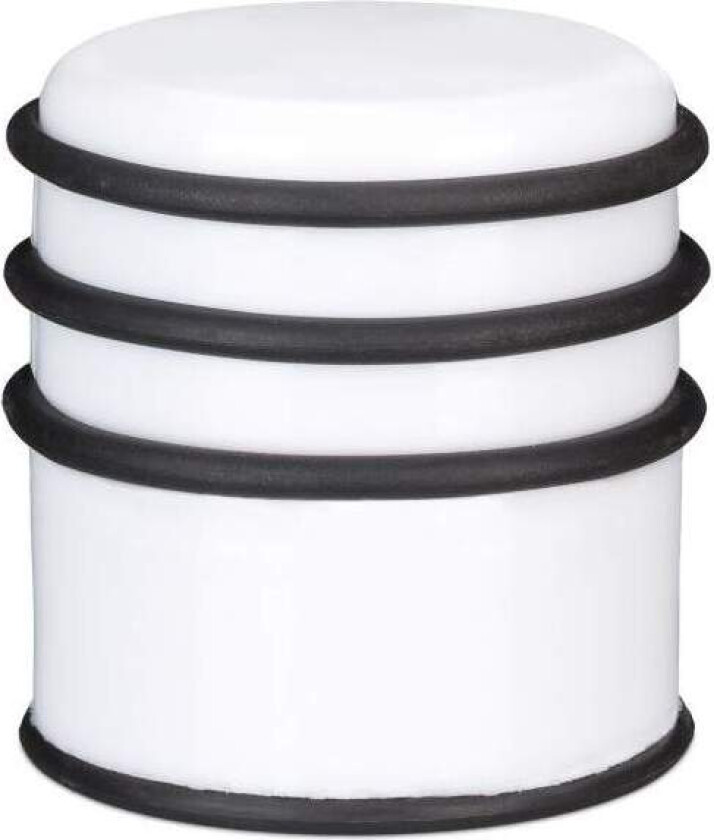 Dørstopper med gummiringer