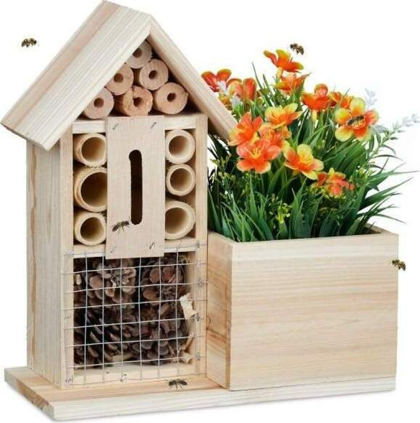 Blomsterpotte Bee Hotel Wood