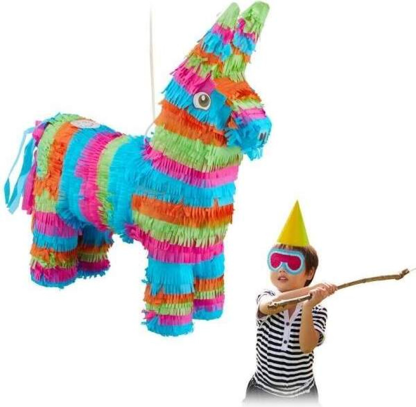 Pinata esel flerfarget