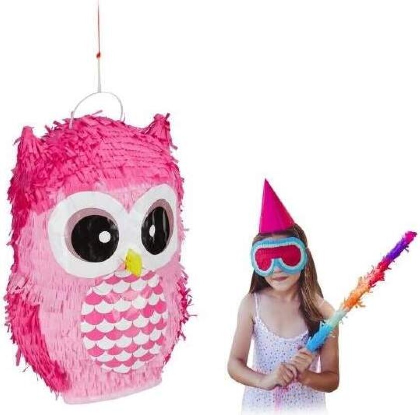 Pinata rosa ugle