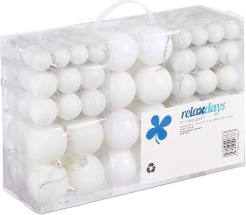 Juletrekuler i sett med 100 stk