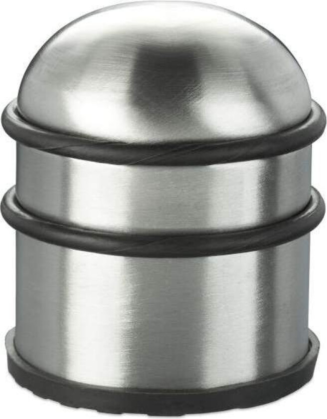 Dørstopper rustfritt stål sølv