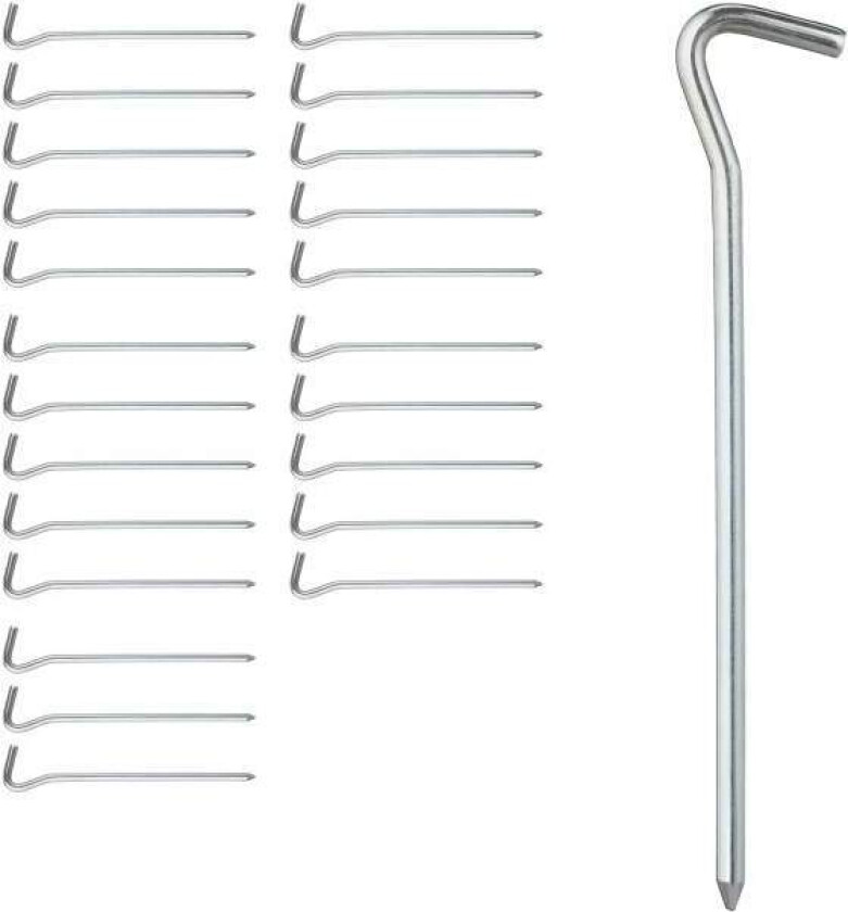 Bilde av Teltplugger rundt sett med 24 stk