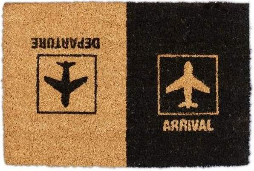Dørmatte kokosfiber "Avgang/ankomst"