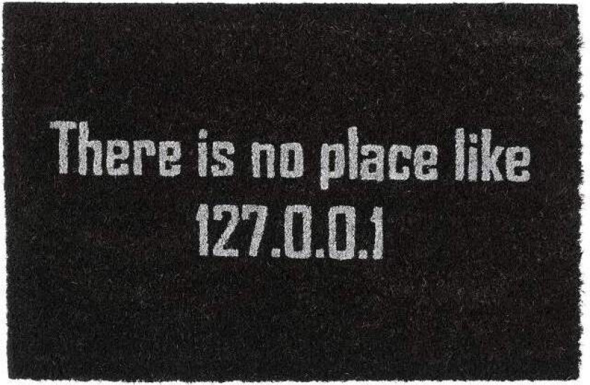 Dørmatte kokosfiber "127.0.0.1"