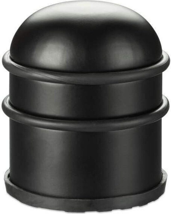 Dørstopper rustfritt stål rund