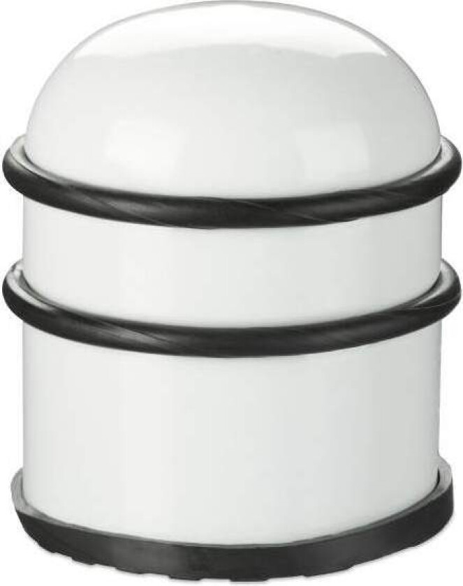 Dørstopper rustfritt stål rund