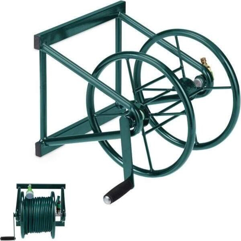 Slangetrommel for vegg