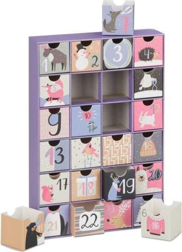 Adventskalender å fylle