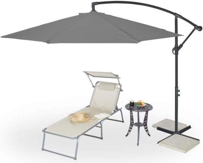 Fritthengende parasoll 300 cm