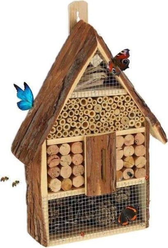 Insekthotell i form av et hus