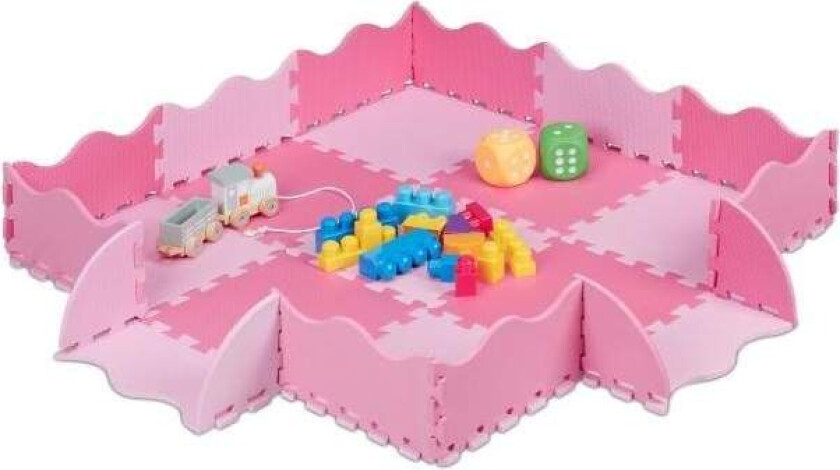 puslespillmatte med 25 brikker og kant