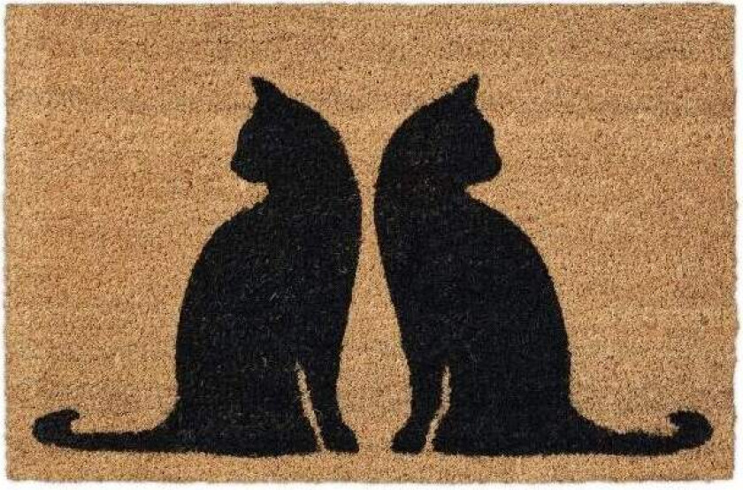 Dørmatte kokosfiberkatter