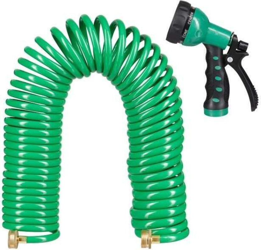 Hageslange med sprøytepistol 20 m