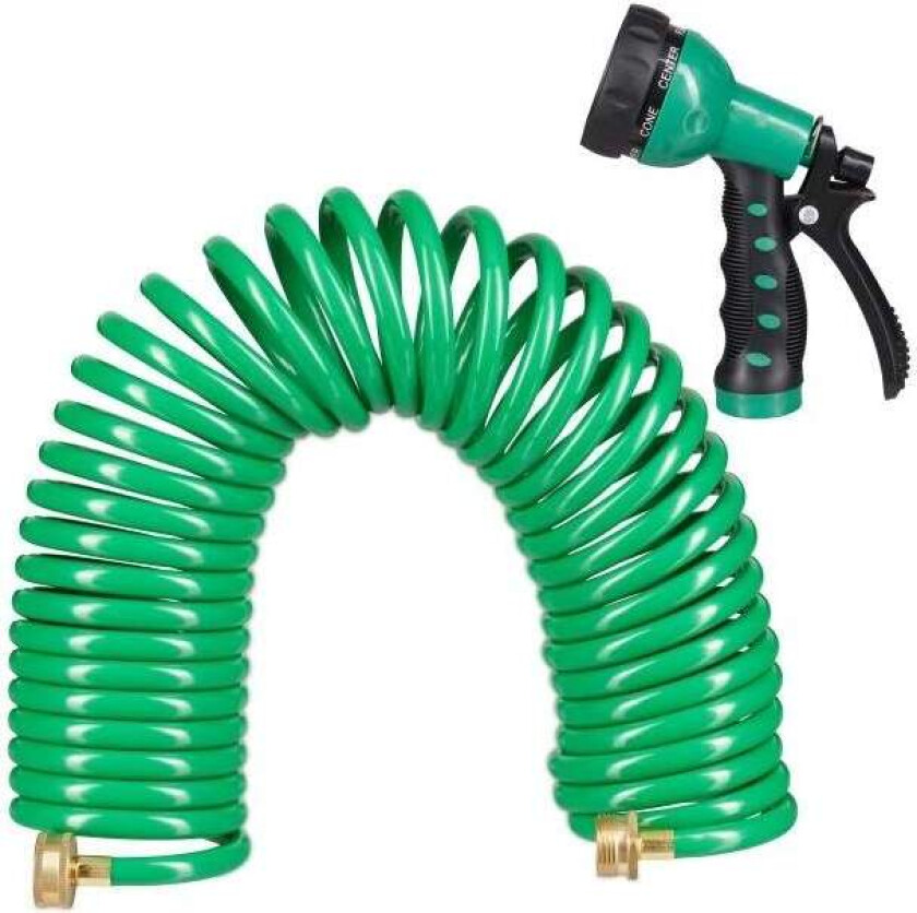 Hageslange med sprøytepistol 10 m