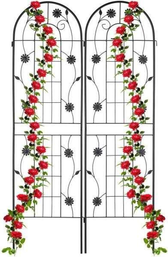 Trellis 180 cm sett med 2 sorte