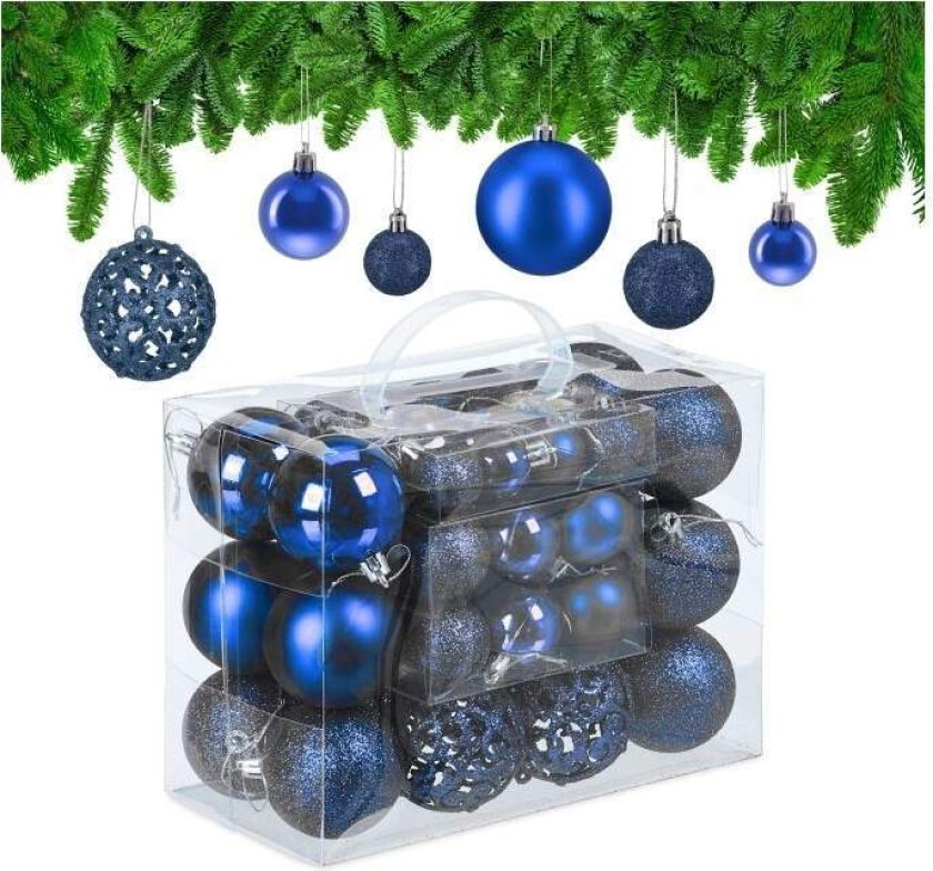 Juletrekuler i sett med 50 stk