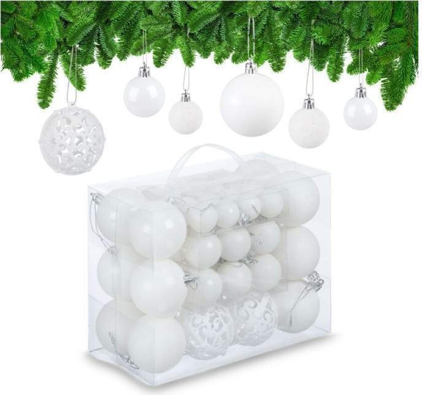 Juletrekuler i sett med 50 stk