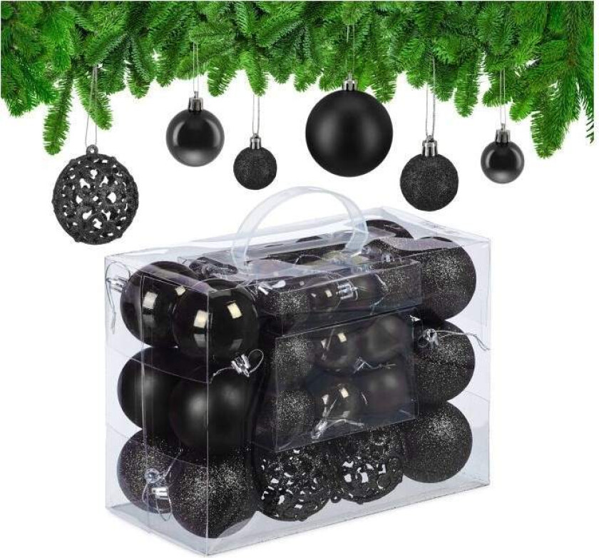 Juletrekuler i sett med 50 stk